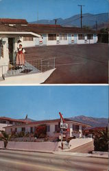 You'll Find Swiss Hospitality, A Scotchman's Paradise, American Courtesy at the Alpine Motel 2824 State St. Santa Barbara, CA Po Postcard