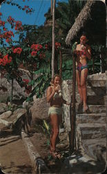 Vacationers Yelapa, Mexico Postcard Postcard Postcard