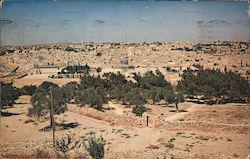 Looking Toward Jerusalem from the Mount of Olives Postcard