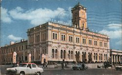 The Leningrad Railway Terminal Moscow, Russia Postcard Postcard Postcard