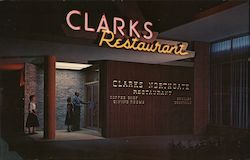 Clark's Northgate Restaurant Postcard