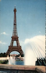 The Eiffel Tower Paris, France Postcard Postcard Postcard