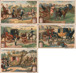 Lot of 5: Italian Liebig Meat Extract Trade Card