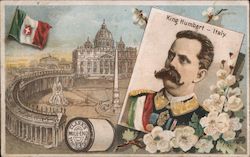 King Humbert, Italy Trade Card