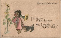 To My Valentine Postcard