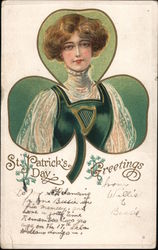 St. Patrick's Day Greetings Postcard Postcard Postcard