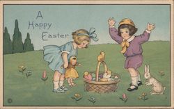 A Happy Easter Postcard