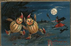 Hallowe'en Series #150 Halloween Postcard Postcard Postcard