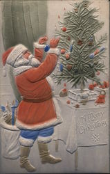 A Merry Christmas Santa Claus Postcard Postcard Postcard