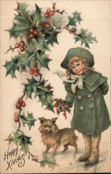 Happy Xmas Children Postcard Postcard Postcard