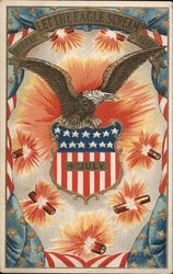 Let the Eagle Scream 4th July 4th of July Postcard Postcard Postcard