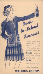 Back to School Success! Wilbur-Rogers Postcard