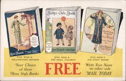 Your Choice of these Three Style Books Postcard