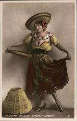 Faustina Lucero, Spanish Dancer Postcard