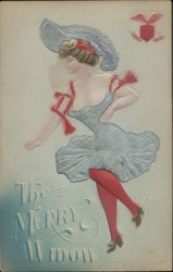 The Merry Widow Airbrushed Postcard Postcard Postcard