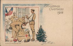 Christmas Overseas 1918 Postcard