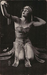 Russian Model & Dancer Vikova, by Alexander Xan Stark Postcard