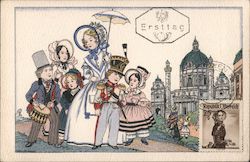 Austrian Family Postcard