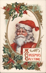 A Christmas Greeting Postcard