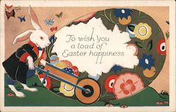 To Wish You a Load of Easter Happiness Postcard