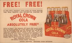 Free Royal Crown Cola Postcard