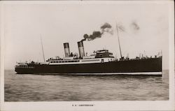 S.S. Amsterdam Postcard