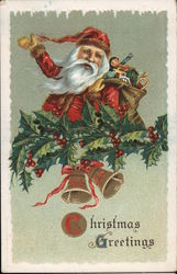 Christmas Greetings Postcard