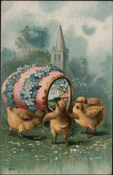 Easter Greetings Postcard