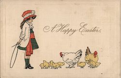 A Happy Easter Postcard