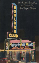 The Boulder Club, Inc. Las Vegas, NV Postcard Postcard Postcard