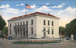 Post Office The Fedear Offices, Among Which is The Office of the Judge of the U.S. Court Are Located in the Post Office Gulfport Postcard