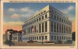 U.S. Court House and Custom House, U.S. Post Office Postcard