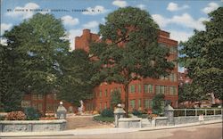 St. John's Riverside Hospital Postcard