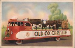 Old Ox Cart Ale Postcard