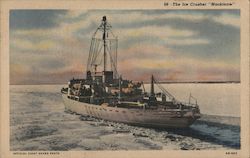 The Ice Crusher "Mackinaw" Boats, Ships Postcard Postcard Postcard