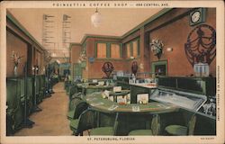 Poinsettia Coffee Shop - 464 Central Ave St. Petersburg, FL Postcard Postcard Postcard