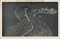 Aerial View of Duckhead Point, Lake of the Ozarks Lake Ozark, MO Postcard Postcard Postcard