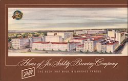 Home of Jos.Schlitz Brewing Company Postcard