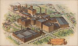 Aerial View of Pabst Breweries Postcard