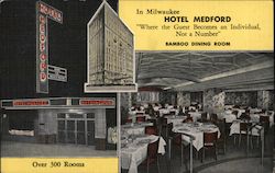 Hotel Medford Milwaukee, WI Postcard Postcard Postcard