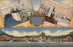 Romney Motor Lodge Postcard