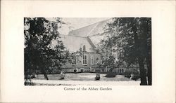 Corner of Abbey Garden, Abbey of Our Lady of New Melleray Postcard