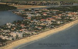 North Beach and Birch Park Section Fort Lauderdale, FL Postcard Postcard Postcard