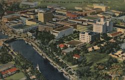 Aerial View of Downtown Fort Lauderdale, FL Postcard Postcard Postcard