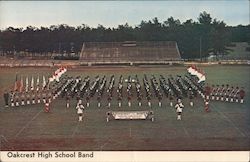 Oakcrest High School Band Postcard