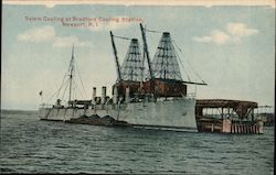 Salem Coaling at Bradford Coaling Station Postcard