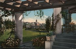 Roof garden, Hotel Lincoln Seattle, WA Postcard Postcard Postcard