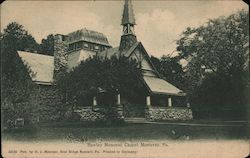 Hawley Memorial Chapel Monterey, PA Postcard Postcard Postcard