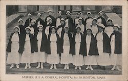 Nurses, U.S.A. General Hospital No. 10 Postcard