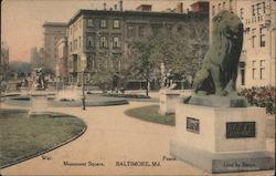 Monument Square Postcard